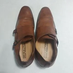 Miralto Double Monk Strap Dress Shoes, Men\'s Leather Cognac Size 12 Miralto | Shoes | Miralto Double Monk Strap Dress Shoes Mens  main image 2